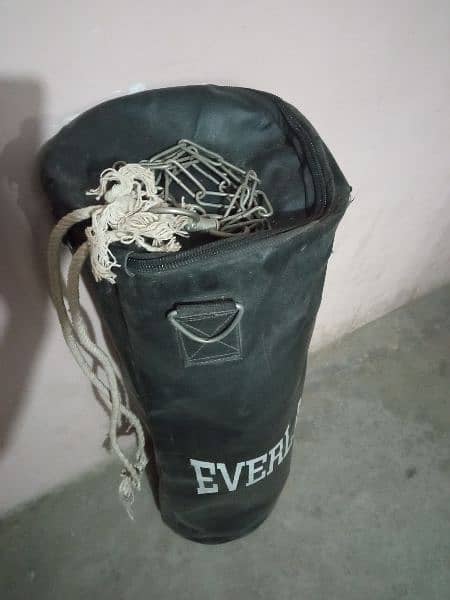 Punching bag with boxing gloves 2