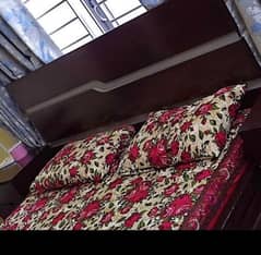 King size bed with two side tables dressing table and mirror