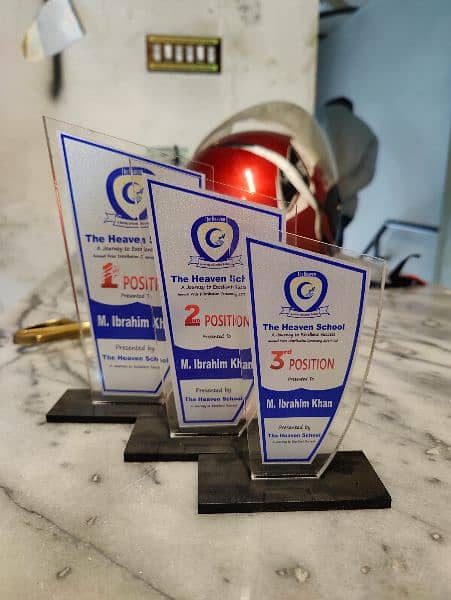Awards Shields/ Glass trophies 12
