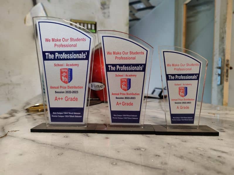 Awards Shields/ Glass trophies 14