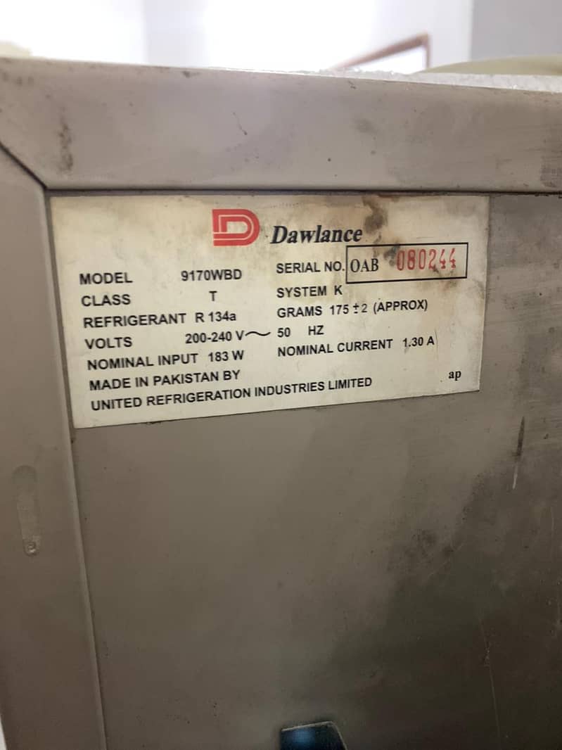 Dawlance Refrigerator Fridge 9170 WBD 2