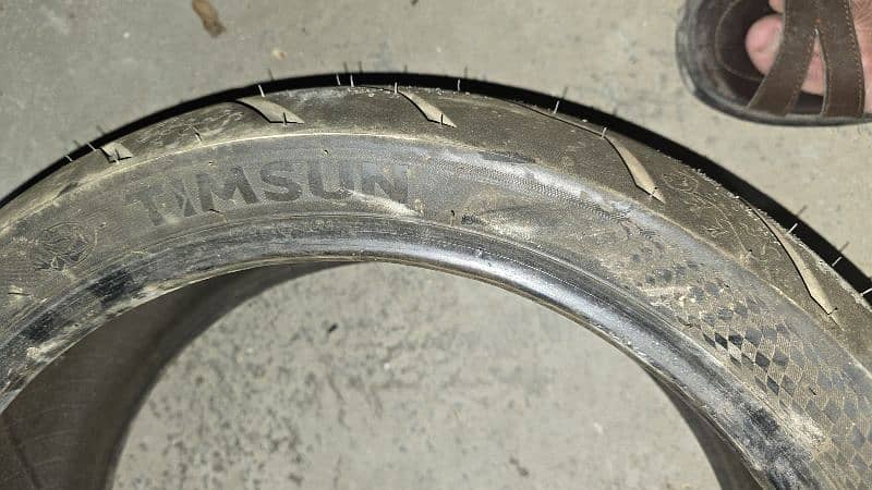 timsun tyre 190/55/17 just like new 3