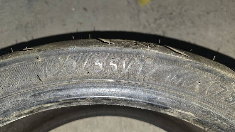 timsun tyre 190/55/17 just like new 4