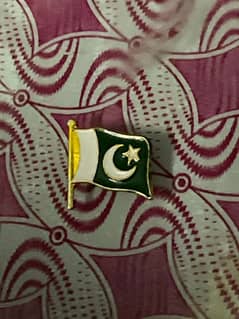 Pakistani badge for independence day