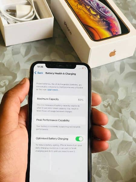 IPHONE XS 64GB NON PTA COMPLETE BOX IMEI MATCH ONLY CALL 10