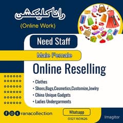 Part time online job/Online reselling/Customer Service 0