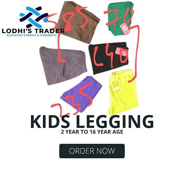 *Kids Leggings Stock Lot Available*!High-quality kids' 5