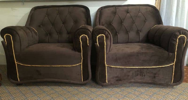 New sofa, sofa set , 2 grey sets and 1 set brown 8