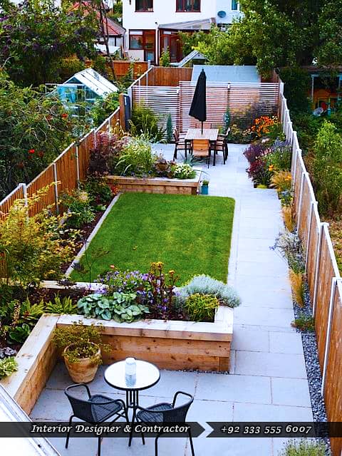 Home Garden - Artificial Grass Home & Office Decor - Terrace Design 4