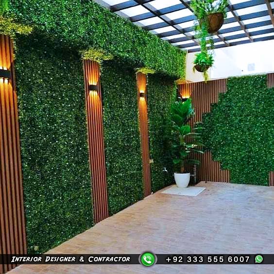 Home Garden - Artificial Grass Home & Office Decor - Terrace Design 16