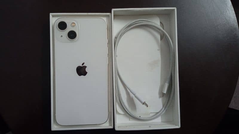 Iphone 13 waterpacked 128gb non pta factory unlock with box and cable. 0