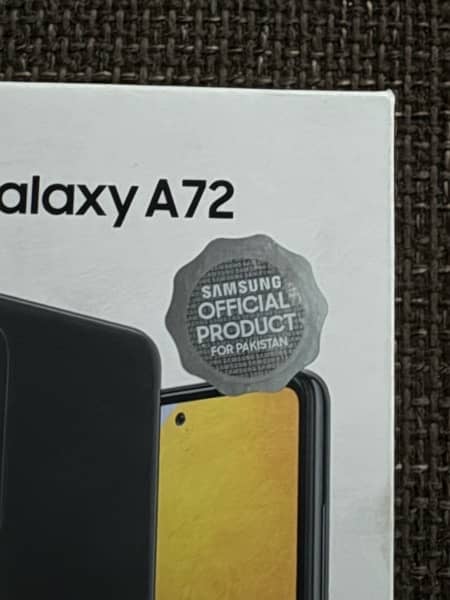 Samsung A72 Pta Approved 8/128 5