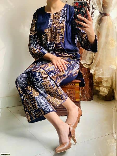 2 piece printed ready to wear suit 6