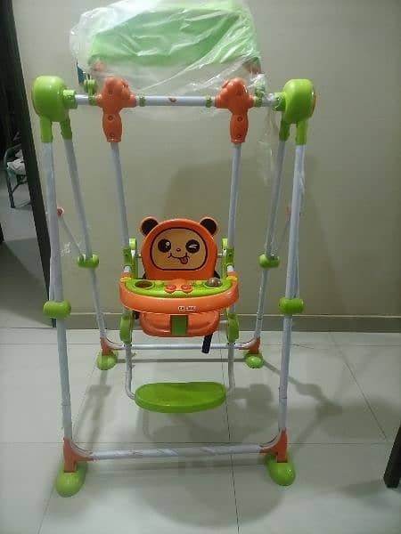 Baby Cott & baby Swing Available for sale 8
