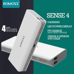 Romoss Sense 4 10000mah power bank 0
