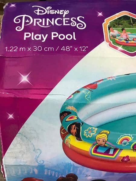 original imported large 48 inch by 12 inch Disney princess play pool 2