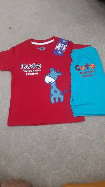 baby girl and baby boy T-shirt and shorts only 750or T-shirt only299 2