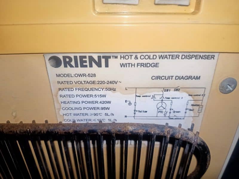 Orient water dispenser like a new 100% ok 2