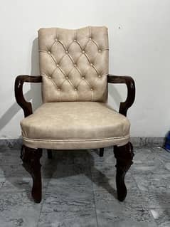Woodon Chiniot style pair of chair 0