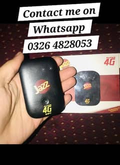 Unlocked Jazz 4g Device|zong|jv|tplink|Delivery Possible in Lahore.