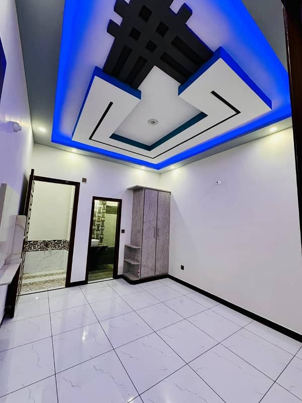 120 sq yard Brand New Zero meter G+1 luxury house for sale in SAADI TOWN 2
