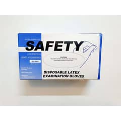 SAFETY LATEX GLOVES - Pack of 100's