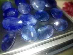 Neelam blue sapphire 100 % original and all stones