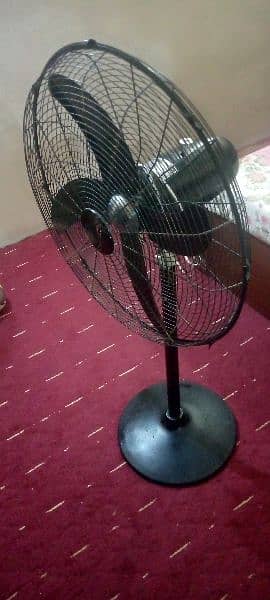 Used Black Air Master Pedestal Fan for Sale 2