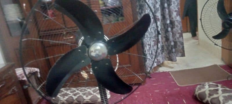 Used Black Air Master Pedestal Fan for Sale 3