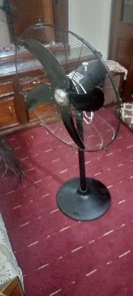Used Black Air Master Pedestal Fan for Sale 4