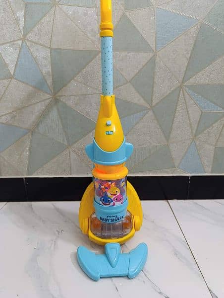 Pinkfong Baby Shark Toy Rechargeable Vacuum Cleaner for Kids Toy 1
