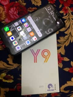 Huawei Y9 2019 with box