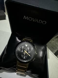 movado gold watch