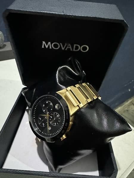 movado gold watch 2