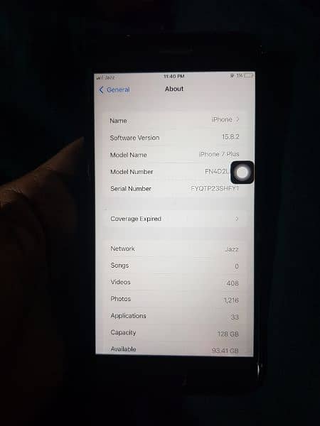 iphone 7plus 128gb pta approved 6