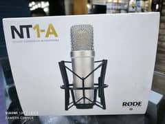 just 1 time Use Rode NT1-A condenser professional mic