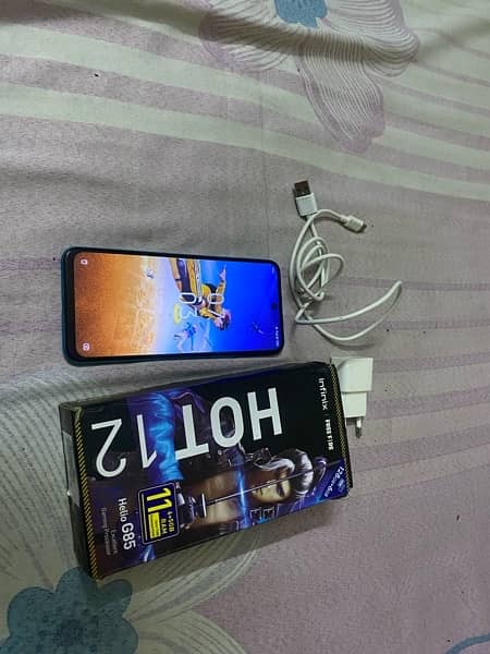 Infinix hot 12 6/128 with box 2