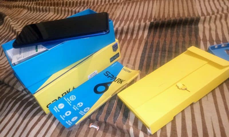 Tecno Spark 6 New Mobile and full Box condition 10/10 A one 3