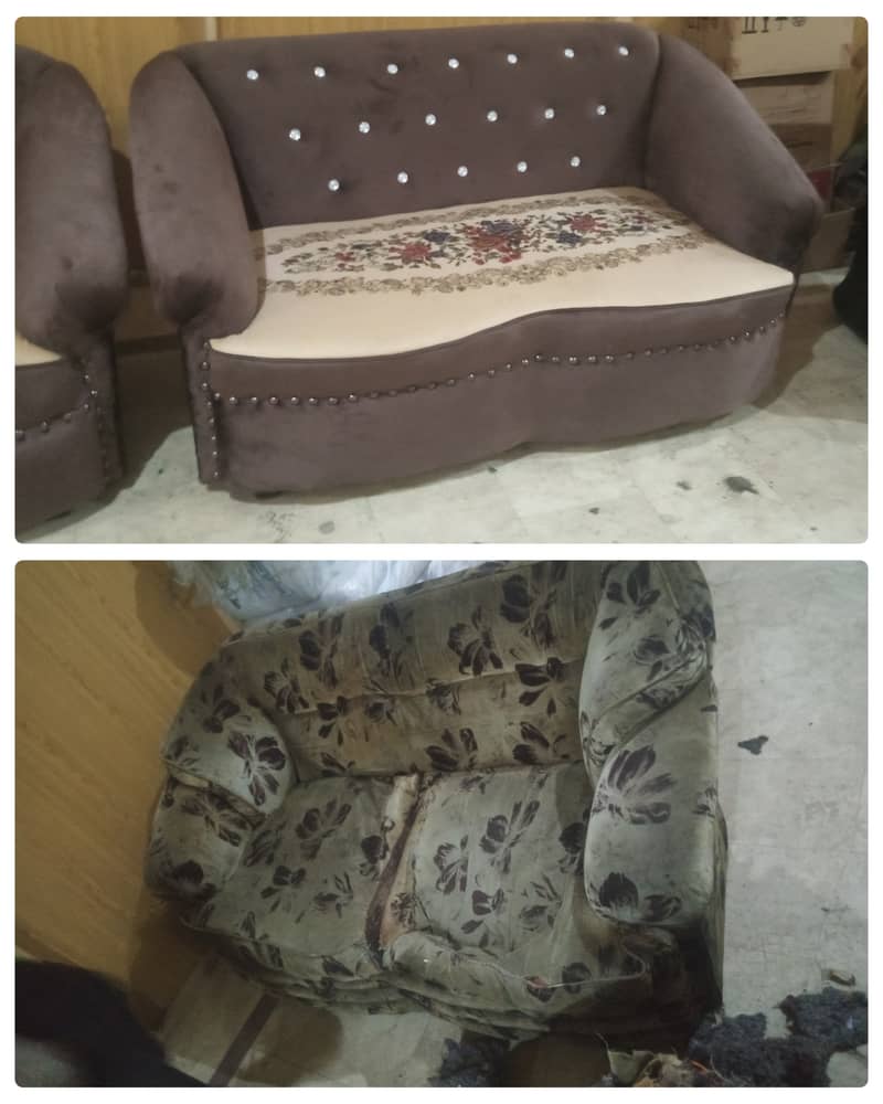 sofa set/ sofa cumbed / sofa pohish / sofa  repair / sofa repairing 7