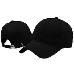 Black Mens Caps Headwear 6 pannel or 5 pannel manufacturer p cap