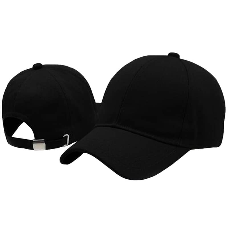 Black Mens Caps Headwear 6 pannel or 5 pannel manufacturer p cap 0