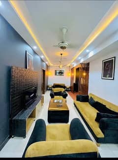 Two beds luxury apartment for rent on daily basis in bahria town