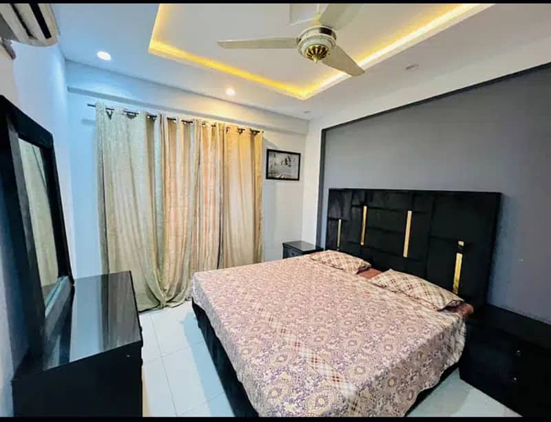 Two beds luxury apartment for rent on daily basis in bahria town 1
