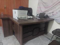 office table with side table for sale 0