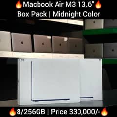 Macbook Air M3 13.6 inch 8/256GB Box Packed