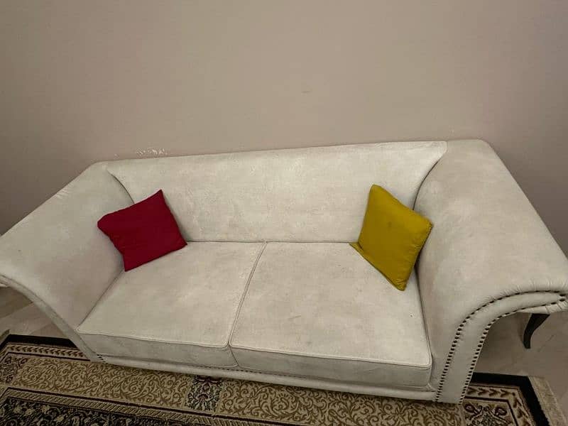 sofa set with centre table and 1 side table 1