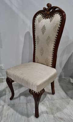 English Embroidered Royal Dining Chairs. (10 piece individual)
