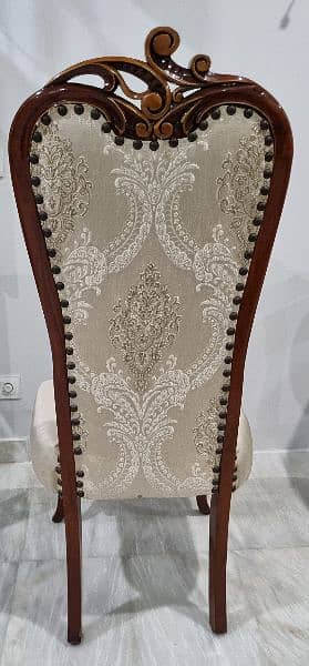 English Embroidered Royal Dining Chairs. (8 piece individual) 1