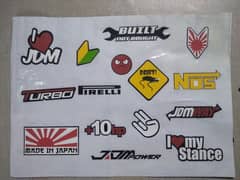 JDM Stickers For Cars