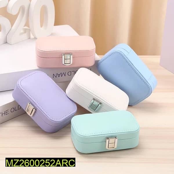 Double layer PU leather jawelley box 2